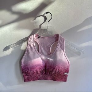 GYMSHARK | Pink Ombre Sports Bra